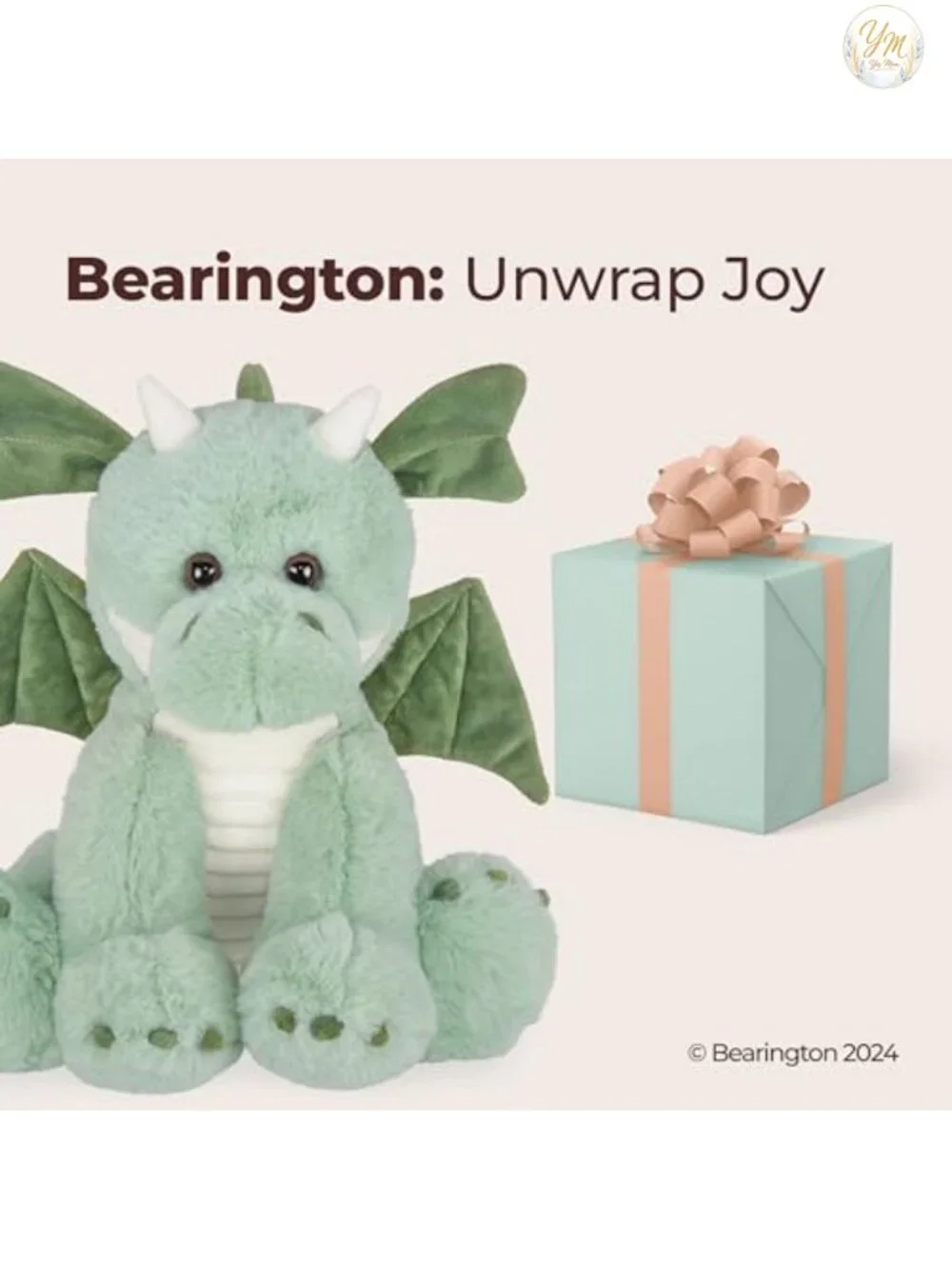 Ultra-Soft Plush Dragon Stuffed Animal 10.5 Inch Cuddly Toy